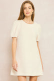 Women's Bubble Sleeve Mini Dress